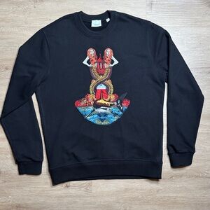 Burberry Mermaid Graphic Sweatshirt | Size Small | 100% Cotton